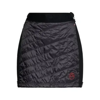 Dámská sukně La Sportiva Warm Up Primaloft Skirt Women Carbon/Cherry Tomato šedá L