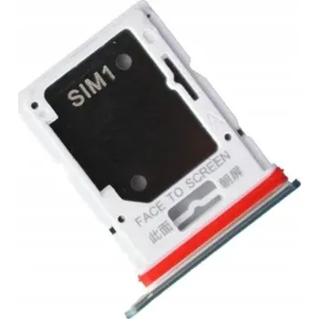 ORIGINÁLNÍ ŠUPLÍK / DRŽÁK SIM KARET A SD KARTY XIAOMI REDMI NOTE 12 PRO 4G MODRÝ