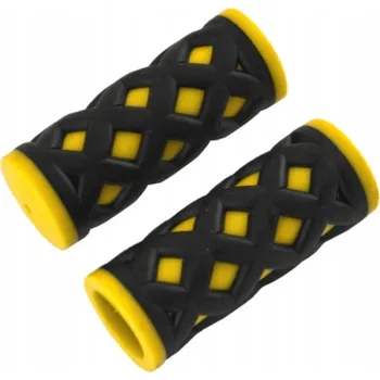 grip Gripy na řidítka HY-500-3G 75mm černo-žluté