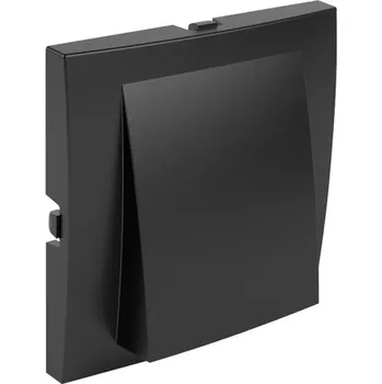 Elektrická zásuvka EFAPEL LOGUS90 KABELOVÁ PRŮCHODKA ČERNÁ 90174 KWPM