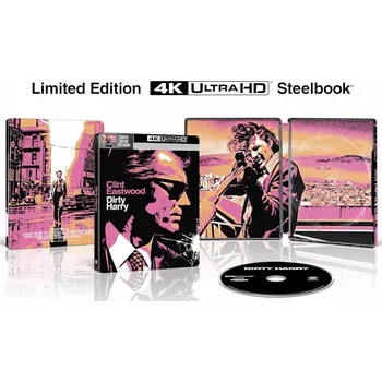Blu-ray film Drsný Harry - Limited Edition Steelbook 4K Ultra HD + Blu-Ray (bez CZ)