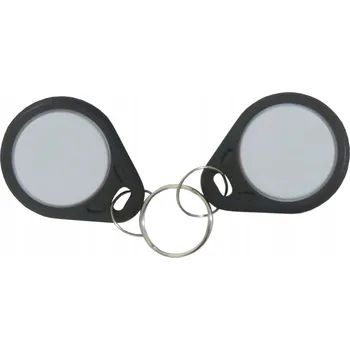 Přívěsek Na Klíče ID RFID Unique 125kHz EM4100 černobílý - 20 kusů