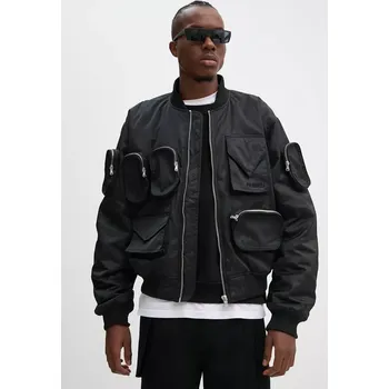 Pánská softshellová bunda Bomber bunda Fiorucci černá barva, přechodná, U01FPOJA165NY01BK01 99X, vel. XL