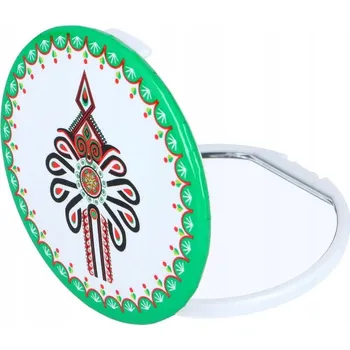 Kosmetické zrcátko Kapesní zrcátko s folklorním motivem z Podhalí
