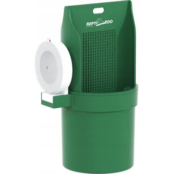 Krmítko pro ptáka KRMÍTKO PRO PLAZY NA ŽIVOU KRMIVO S PŘÍSAVKAMI