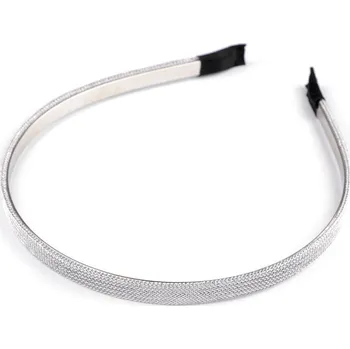 Čelenka Čelenka do vlasů s lurexem - stříbrná (12 ks)