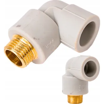 Vodovodní potrubí Koleno Diamond 16 mm x 1/2" PP-R PN20