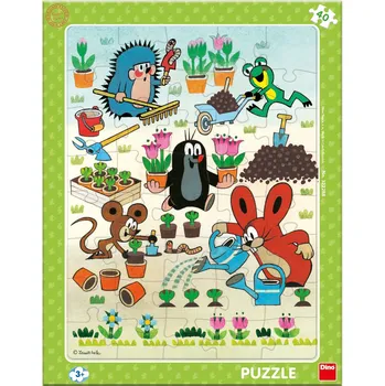 Puzzle DINO Puzzle deskové 40 dílků Krtek a kapela (Krteček) 24x32cm skládačka | AS22