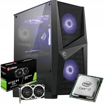Stolní počítač Počítač Intel Core i5 GTX 1660 SUPER 16 RAM 512 SSD Win 10