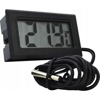 Domácí teploměr Teploměr INA digitální teploměr černý