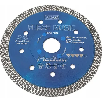 Řezný kotouč Diamantový kotouč Adiam Fliese Music 110044 125 x 22,2 mm