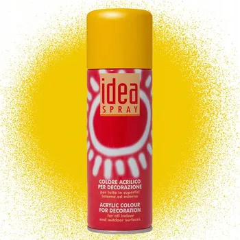 Barva ve spreji Barva barva ve spreji Idea Spray 200 Ml 118 Sytě žlutá
