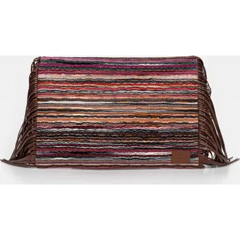 Kabelka Psaníčko Missoni Clutch Fringes hnědá barva, MI10064F MI10064F.084 88X, vel. ONE SIZE