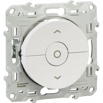 vypínač SCHNEIDER ODACE BÍLÝ ŽALUZIOVÝ SPÍNAČ, 3-TLAČÍTKOVÝ