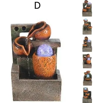 Vodní fontána s pumpou dekorace do bytu 16 x14 x 24 cm varianta D Varianta: D