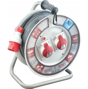 Prodlužovací kabel Prodlužovací Kabel na bubnu 5x1,5 guma 2x16A/5 25m