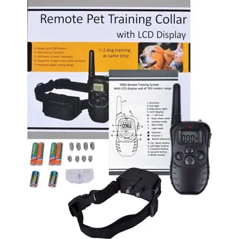 Obojek pro psa ELEKTRONICKÝ OBOJEK PRO VÝCVIK PSA S DOSAHEM 300M A DÁLKOVÝM OVLÁDÁNÍM
