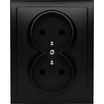 Elektrická zásuvka Polmark VEGA Dvojitá zásuvka s uzemněním