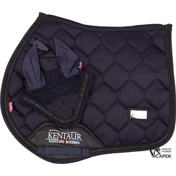 Vybavení pro koně Sada Kentaur -TŘPYTIVÝ LEM- - Tmavě modrá - VS-všestranná/Full + Full