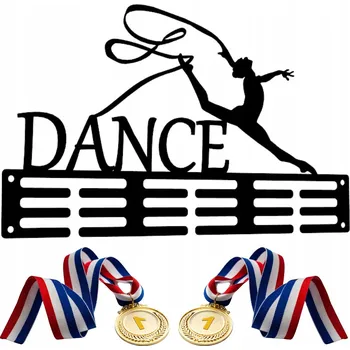 Věšák Organizér Držák na medaile Věšák DŘEVĚNÝ Tanec Baletka