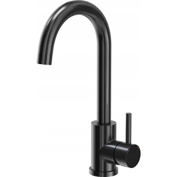 Vodovodní baterie Kuchyňská stojánková baterie Quadron Kate černá