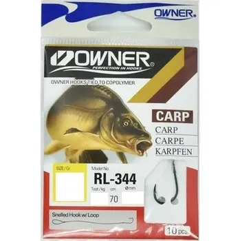 Rybářský háček Háčky s návazcem, s protihrotem Owner Chinu RL-344 10 ks