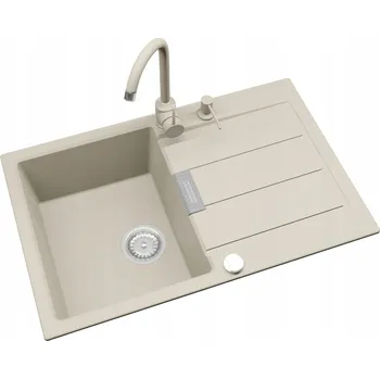 Granitový dřez Jednokomorový dřez Franke béžový