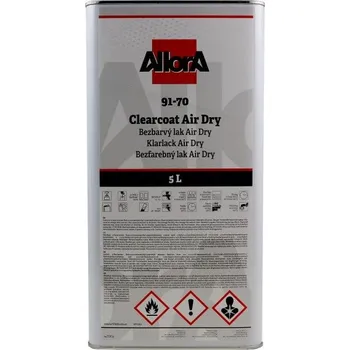 Lak na dřevo AllorA 2K Bezbarvý lak Air Dry 91-70, VOC, 5 L