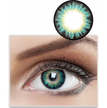 Kontaktní čočky Kontaktní čočky BioAir Colors CARIBBEAN TURQUOISE -4,50