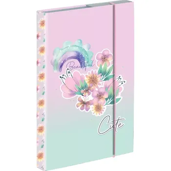 desky na sešit Karton P+P A5 Flowers 8-74821