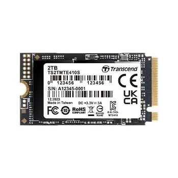Interní pevný disk TRANSCEND SSD 2TB 410S, M.2 2242, PCIe Gen4x4, NVMe, 3D TLC, DRAM-less