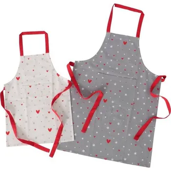 Boltze Home Sada kuchyňských zástěr ANELLA pro rodiče a dítě, 2 ks, dvě velikosti