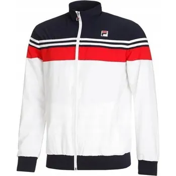 Pánská mikina Pánská mikina Fila Jacket Bruno white/fila red M