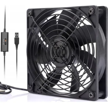 Domácí ventilátor Ventilátor bedee 140 x 140 mm 0483BKA3-MA