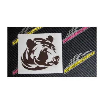 Samolepící dekorace Medvěd 007 pravá hlava (12 - zelená) SAMOLEPKA NA AUTO, NÁLEPKA, FÓLIE, POLEP, TUNING, VLASTNÍ TEXT, TISK, AUTOSAMOLEPKY.cz, POLEPY, OBRÁZEK, LOGO, 3D STICKERS