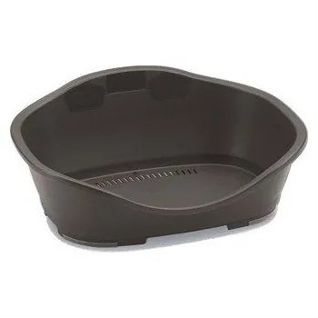 Pelíšek pro psa Pelech plastový SLEEPER 1, 56,5x42x24 cm, šedá