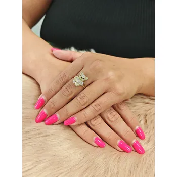 Prsten Dámský zlatý prsten Medvídek malý Velikost prstenu: 56, Váha: 3,75 g, Ryzost: 14kt (585/1000)