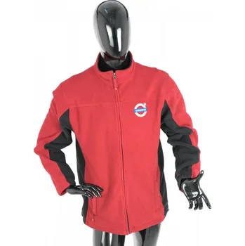 Pánská parka Bunda/mikina fleece VOLVO červená 3XL