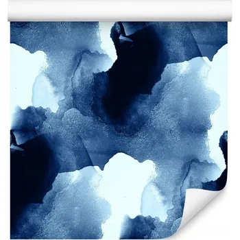 Fototapeta Tapeta do jídelny ABSTRAKCE Modré tvary