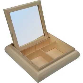 Úložný box Dřevotéka - Dřevěná šperkovnice nízká 20x5 cm Dřevěná šperkovnice nízká 20x5 cm