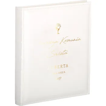 Fotoalbum Album na fotografie k prvnímu svatému přijímání Zlatý potisk pro přijímání