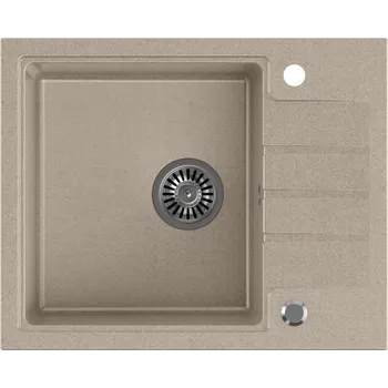 Granitový dřez Jednodřez Quadron PETER 116 granitový béžový