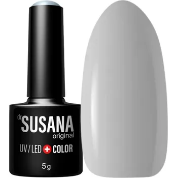 Lak na nehty SUSANA GREY 206 HYBRIDNÍ LAK NA NEHTY SVĚTLE ŠEDÝ POPELAVÝ HOLUBÍ