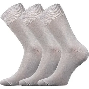 Dámské ponožky BOMA Ponožky slabé jednobarevné RADOVAN světle šedé (3&nbsp;páry) 39-42 110911