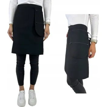 Kuchyňská zástěra KELNERSKÁ ZÁSTĚRA GASTRONOMICKÁ s kapsou, vysoká kvalita, krátká zástěra 50 cm