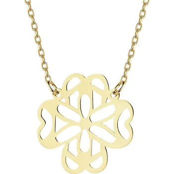 Náhrdelník Zlatý náhrdelník - čtyřlístek - AP540-4678
