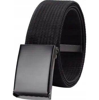 Opasek Pánský plátěný ČERNÝ Pásek Arius Krátký 95 cm