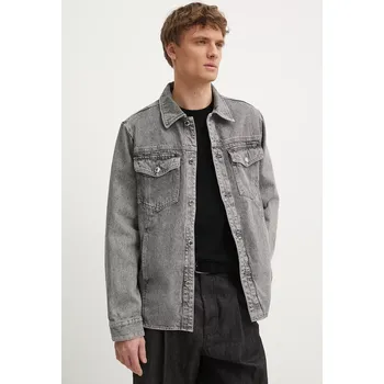 Džínová bunda Michael Kors CR5900P5G2 šedá 90J, vel. M