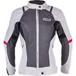 Dámská letní moto bunda W-TEC Lucina Barva: šedá-krémově bílá, Velikost: XS