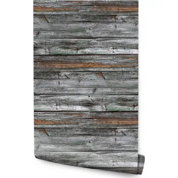 Tapeta Tapeta na zeď do obýváku Prkna imitace dřeva 3D